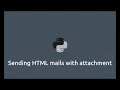 Python - HTML mail with attachments