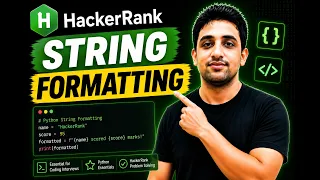 HackerRank Python String Formatting Easy Explained Step-by-Step