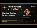 Lifetime Analysis Improvements