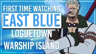 Watching One Piece for the FIRST Time & Arc Tier List (East Blue, Loguetown - Warship Island)