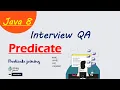 Java 8 predicate functional Interface Java 8 Interview question predicate joining java 8 okayjava