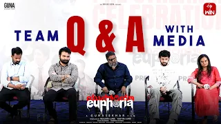 Euphoria Movie Team Q&A Session With Media At Euphoria ETV Win Pre Streaming Celebrations
