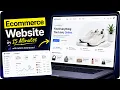 Ecommerce Website with Admin Dashboard Complete Full Stack Project