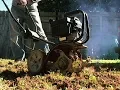 Using a MINI TILLER Craftsman Cultivator 2 0 HP Victory Garden