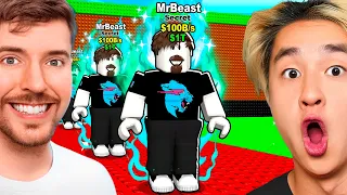I Got MrBeast His OWN BRAINROT In Steal a Brainrot!
