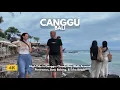 CANGGU, Bali Cloudy Afternoon Walk Around Echo, Batu Bolong, \u0026 Pererenan Beach Bali Walking Tour 4K