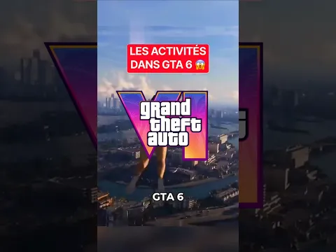 🚨GTA 6 : TOUTES LES ACTIVITÉS QUI VONT RÉVOLUTIONNER LE JEU ! 😱 #GTA6 #GTA6News #GTA #gameplay