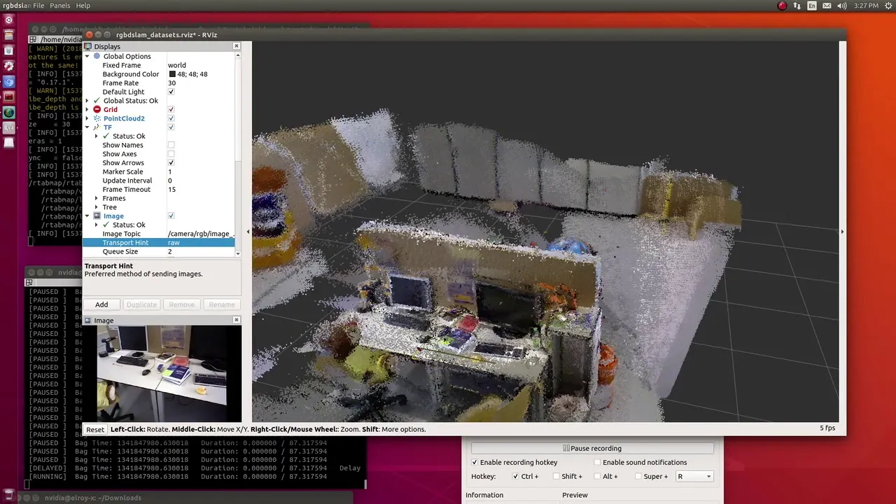 Rtabmap rgbd SLAM on AGX Xavier