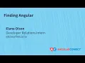 Finding Angular Elana Olson