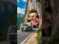 Download Lagu Evolution from a giant panda chasing a mixer truck to an angry Ballerina Cappuccina on a cliff road