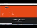 Pure CSS Drop Down Menu Learn Easy Code