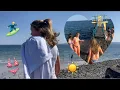 college girls beach vlog