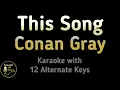 Download Lagu Conan Gray - This Song Karaoke Instrumental Lower Higher Female \u0026 Original Key