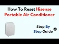 How to Reset Hisense Portable Air Conditioner Power Reset Error Code Fix Guide