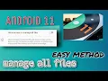 use old file util blocks in android 11 with new Permission android 11 storage access