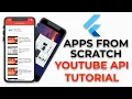 Flutter YouTube API and Player Tutorial Apps From Scratch
