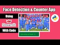 Face Detection Counter App using