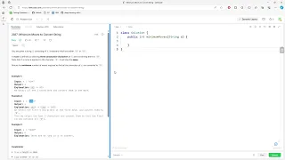 LeetCode 2027 Minimum Moves to Convert String Java