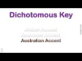 Dichotomous Key How to Pronounce Dichotomous Key in Australian British American Accent