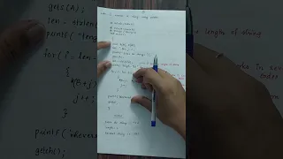 Reverse a string using pointer and function
