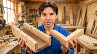 "COMO HACER UN INGLETE MANUAL DE MADERA" Lograr CORTES En Angulo 45 Muy Fácil Carpintería De Madera