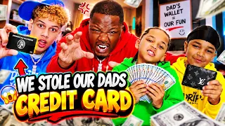 WE STOLE DAD’S CREDIT CARD & RAN UP THE BILL! 😳💳