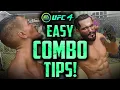 EA UFC 4 VERY EASY COMBOS TO LEARN MY FAVORITES