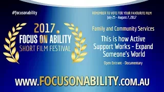 This is how Active Support Works - Expand Someone's World film thumbnail