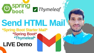 Send HTML Email in Spring Boot 3 x using Thymeleaf Template Step-by-Step Tutorial by Dip Developer