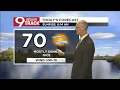Nice weather for a few days with one rain chance