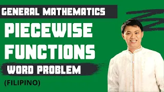 Word Problem Piecewise Functions - General Mathematics