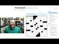 Lagu Learning Crossword Week 43 | NYT Crossword Friday March 14th, 2025