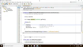 Find Reverse number using While loop