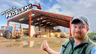 THE BRAND NEW SHED IS GETTING USED TO ITS FULL CAPACITY!