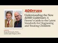 Latest Standards for Diagnosing Treating AD Children Wolraich M D Hagan Jr M D FAAP
