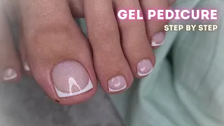 How to do a professional pedicure The perfect french pedicure tutorial Gel polish nail design