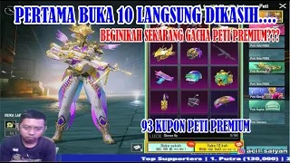 Download PERTAMA BUKA 10 LANGSUNG DIKASIH!!!!GACHA PETI PREMIUM TERBARU PUBG MOBILE MP3