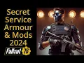 Fallout 76 Secret Service Armor Guide with All mods Jetpack how to Craft 2024 Update