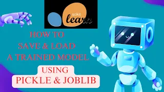 Machine Learning Tutorial Python - 4 How to Save and Load a Trained Model Using Pickle and Joblib