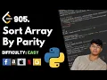 Sort Array By Parity Leet code 905 Theory explained Python code