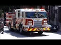 MARYLAND FREDERICK COUNTY FIRE APPARATUS RESPONDING -- PUMPER TILLER TRUCK SQUAD
