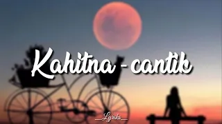Kahitna - Cantik (eclat cover)| Lyrics