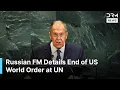 Download Lagu FULL SPEECH: Russian FM Details End of US World Order at UN, Calls for Multipolar World | AC1G