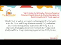 Vol 23 - Tips for Writing the CTD Quality Module 3