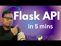 Python Flask API Tutorial Complete Python API development Tutorial