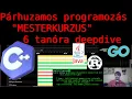 Multithreading MESTERKURZUS - 6 ora C Rust Go Java Deadlock Lock-Free parhuzamos programozas