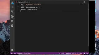 Simple Ruby Command-Line-Calculator