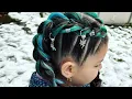 Dragon through braid Adding fake hair
