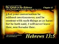 Hebrews Chapter 13 - Bible Book 58