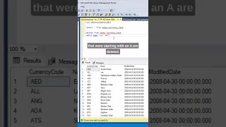 Two Ways to Delete Rows